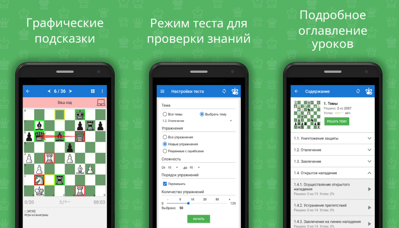 Шахматы для сенсорного телефона