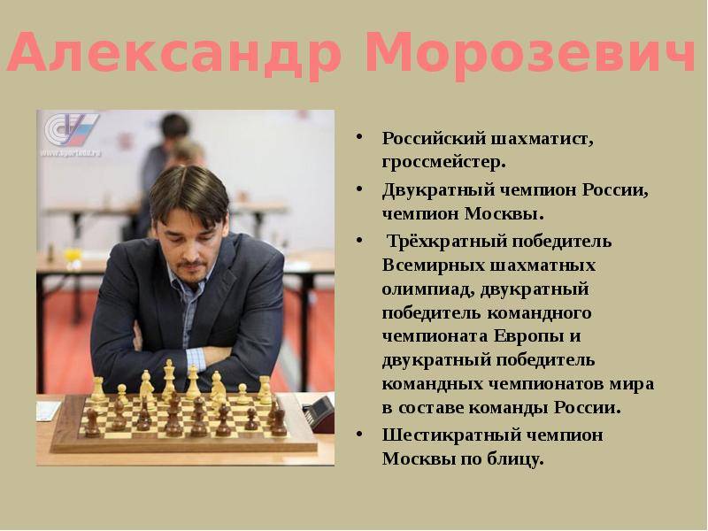 Александр морозевич шахматный рейтинг фиде - alexander morozevich fide rating